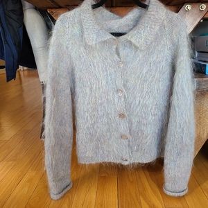 Vintage angora/mohair sweater size large